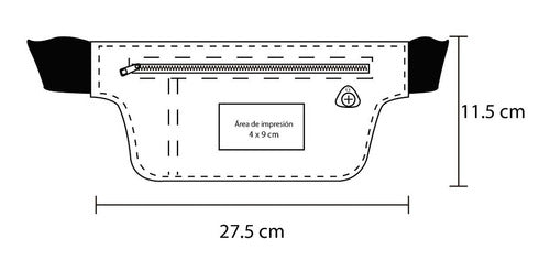 Canguro Deportivo Running Ajustable para Hombre y Mujer | de Alta Calidad para Correr y Viajar| con Detalle Reflectivo