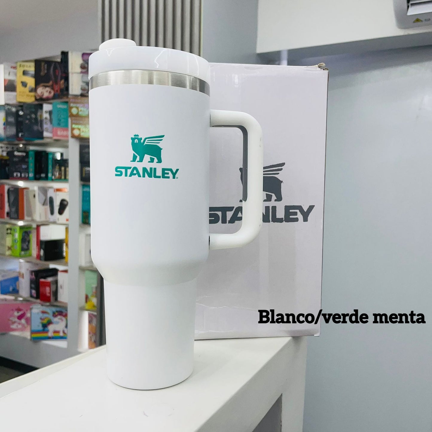 Termo Stanley Quencher H2.0 40oz – Vaso Térmico con Tapa FlowState y Asa Ergonómica