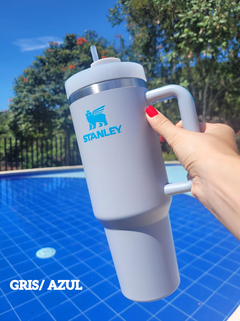 Termo Stanley Quencher H2.0 40oz – Vaso Térmico con Tapa FlowState y Asa Ergonómica