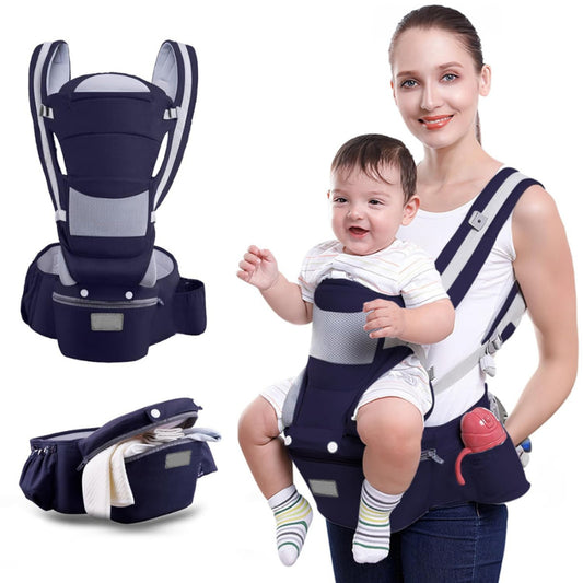 Canguro Multifuncional Bebé | Mochila Cangurera Ergonómica Portabebés