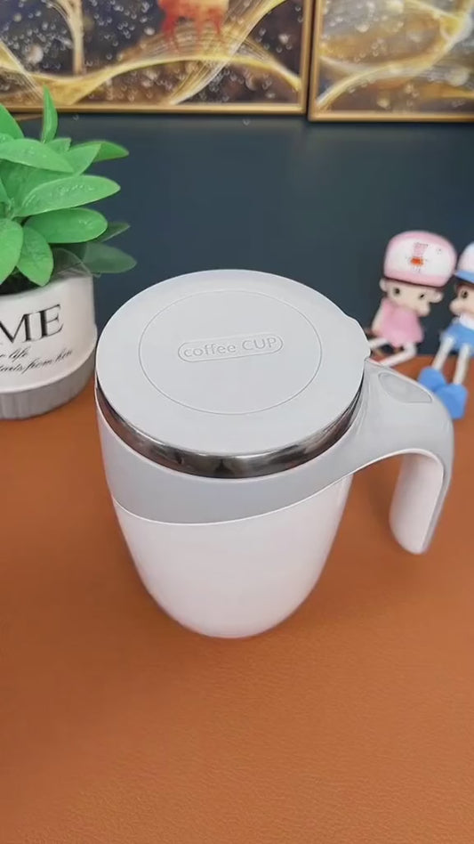 Taza Mezcladora Eléctrica Automática | Ideal para Café, Té y Bebidas Calientes